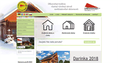 Desktop Screenshot of drevodomyslovakia.sk